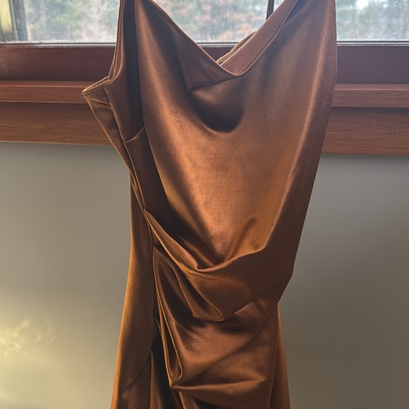 Silouette dress copper NWT - Picture 6 of 7